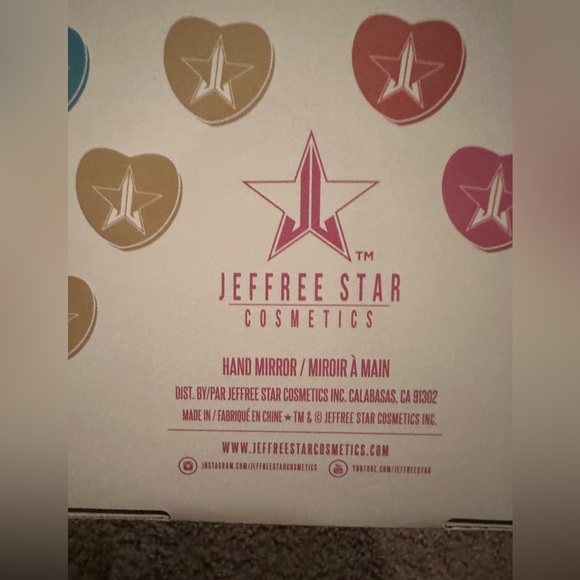 Jeffree Star Cosmetics Limited Edition Heartbreaker Hand Held Mirror - Picture 2 of 2